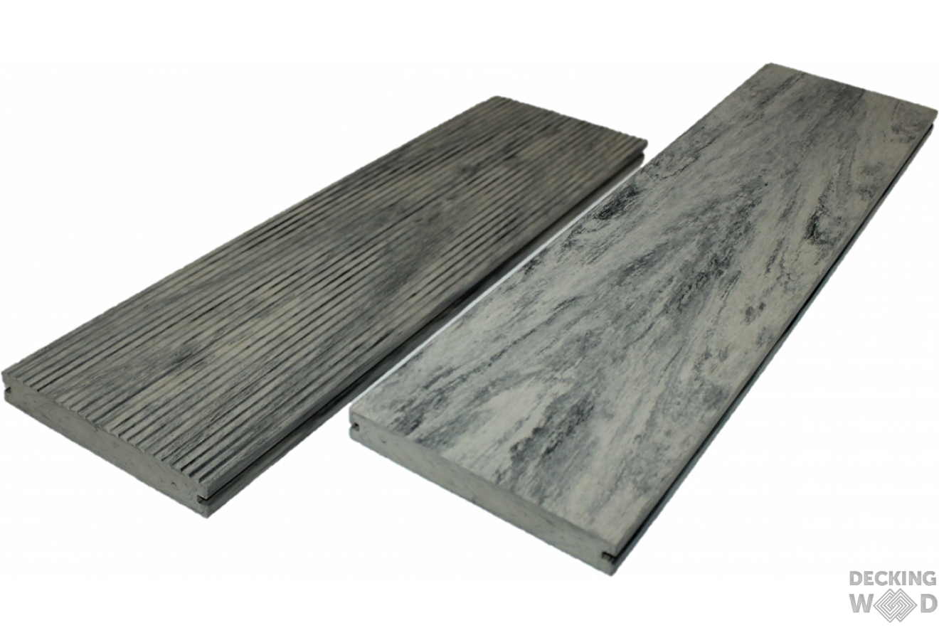 ПОЛНОТЕЛАЯ ТЕРРАСНАЯ ДОСКА WOODVEX COLORITE СЕРАЯ