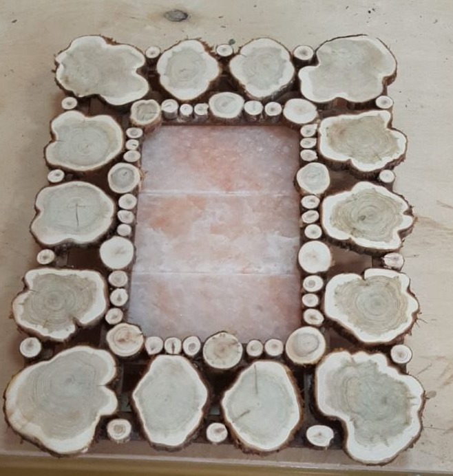 Соляной абажур (3 плитки) 40*50см